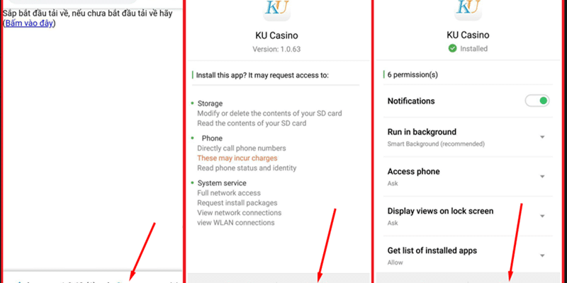 Các lưu ý khi tải app Kubet về điện thoại