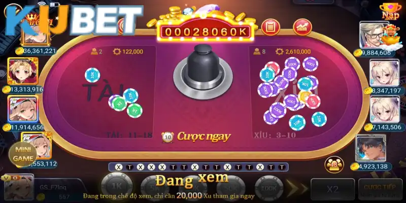 Game tài xỉu đổi thưởng uy tín tại Kubet luôn làm hài lòng bạn