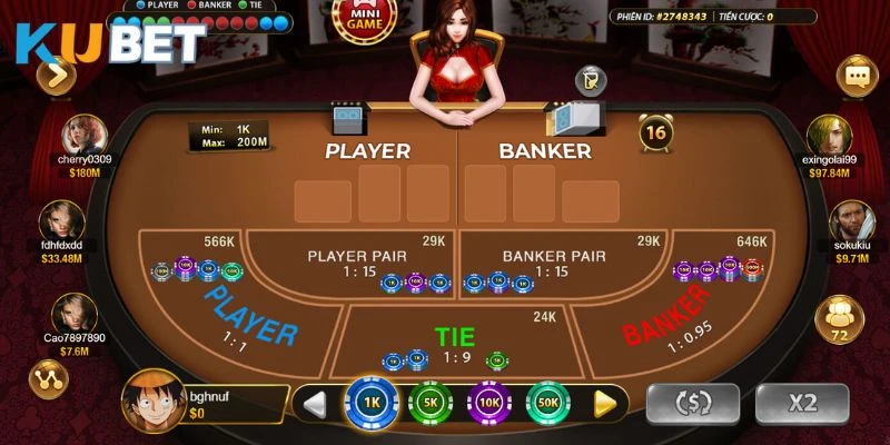 Những công thức soi cầu phổ biến trong Baccarat